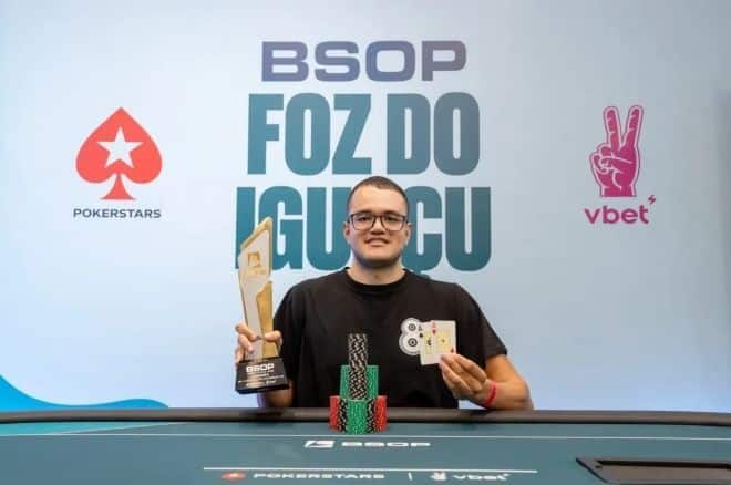Dominio total de Carlos Serrano en las BSOP Foz do Iguaçu