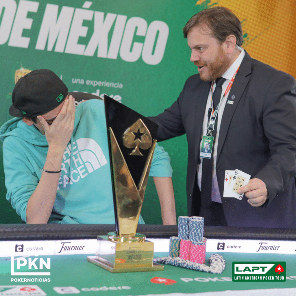 Omar Sosa conquistó el título de 1er campeón LAPT México. ¡Su recompensa fue por MXN.500.000!