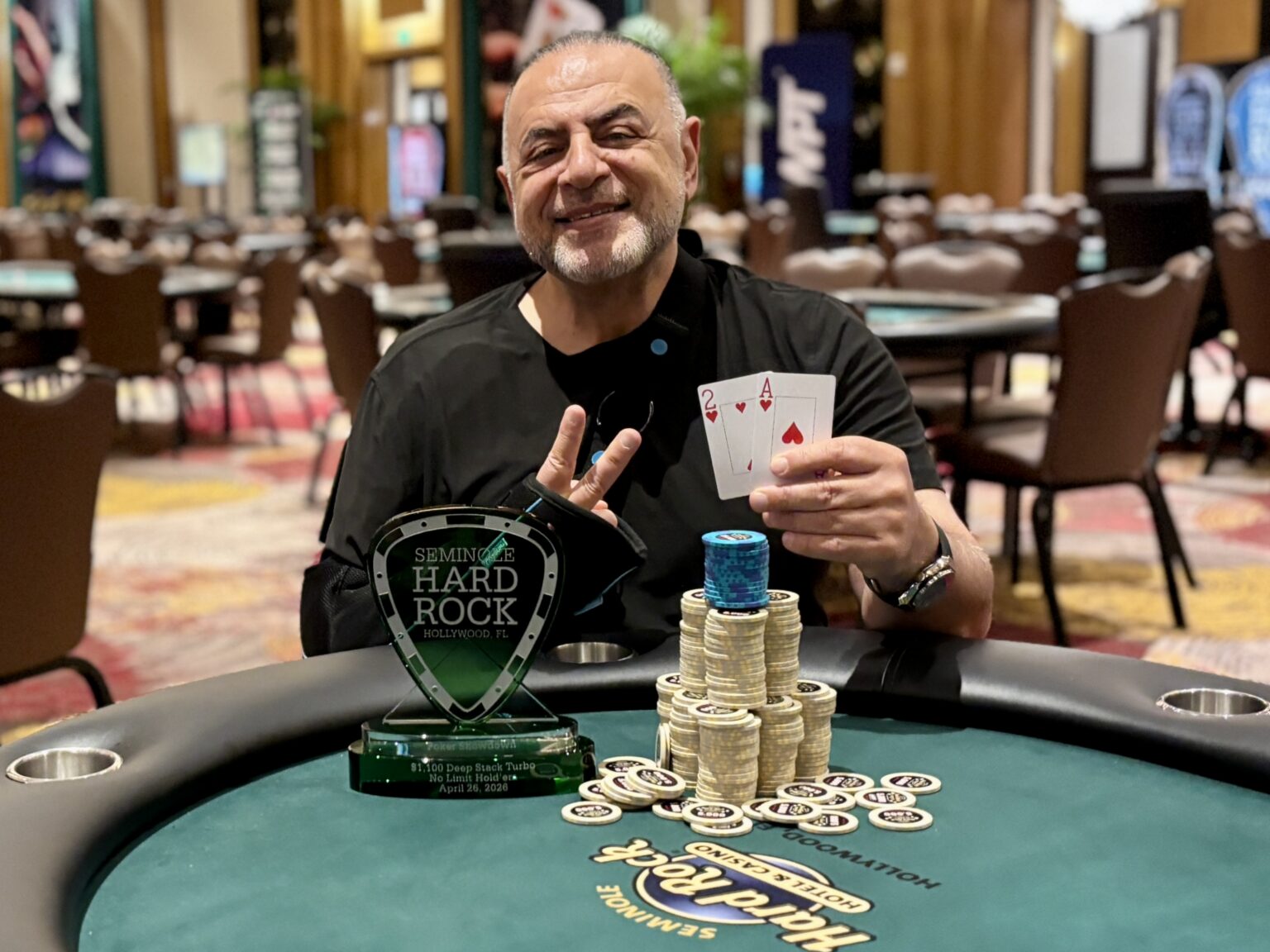 Hertsel Levy, el panameño que ganó dos títulos en el Seminole Hard Rock Poker Showdown 2026