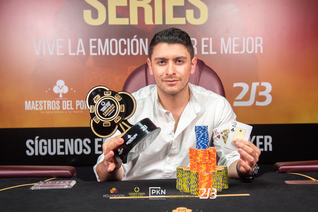 Pérez se quedó con el título del Mystery Bounty entre los Maestros del Poker en Medellín