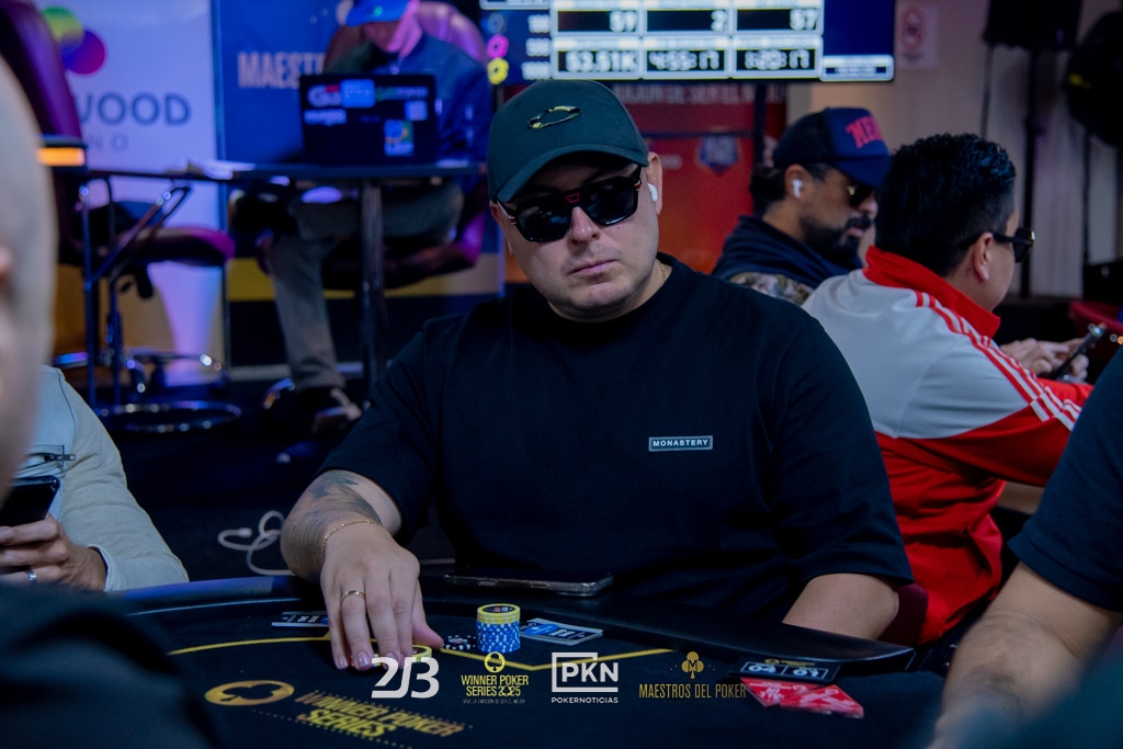 Castillo y Palau salen al frente en el Día 2 de la cátedra más costosa entre los Maestros del Poker