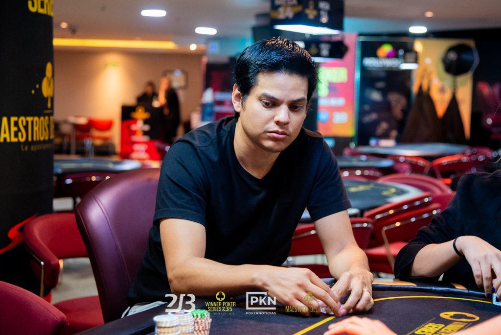 Jijón lideró el vuelo más concurrido en el Evento Principal de las Winner Poker Series Bogotá