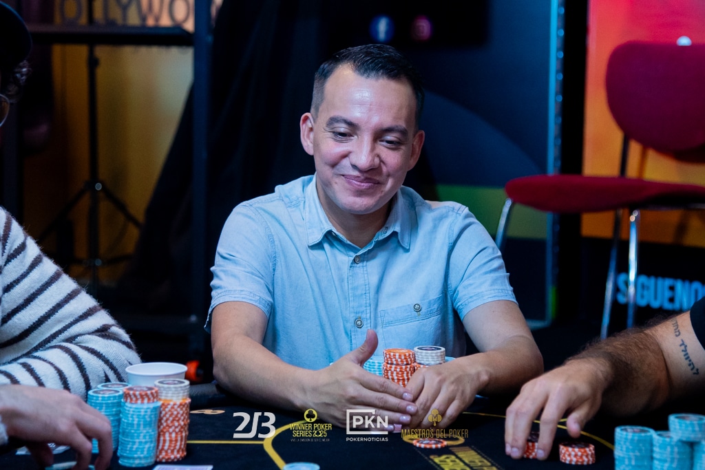 Lozano llega con las mejores notas al examen que definirá el título mayor entre los Maestros del Poker
