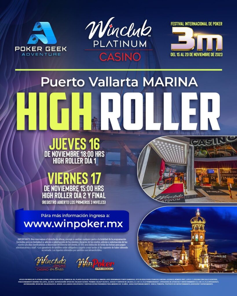 Hoy da inicio el Festival Internacional de Poker en Puerto Vallarta: su Main Event tendrá MXNM GTD