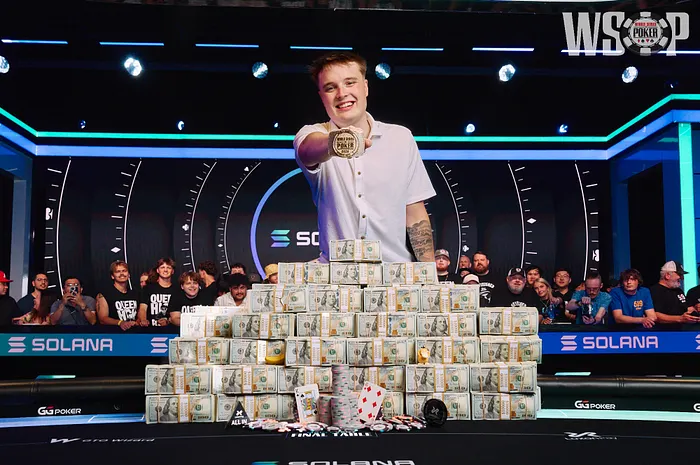 Lucas Jumalon conquista el Main Event de la WSOP y se lleva US$10 millones
