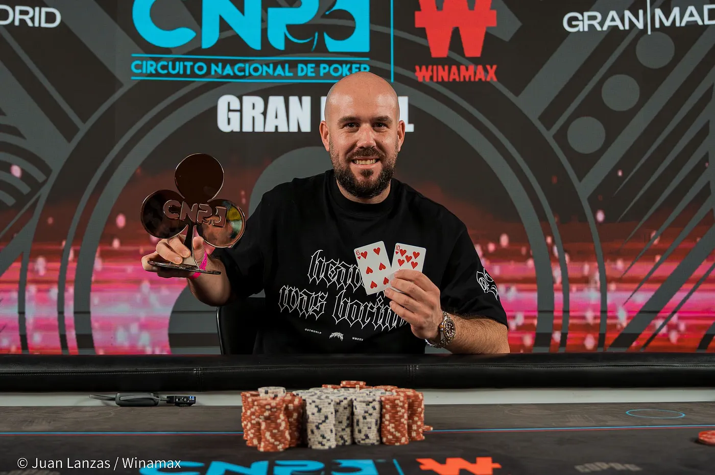 CNP Winamax 2025 firma el mayor torneo presencial de la historia del póker en España