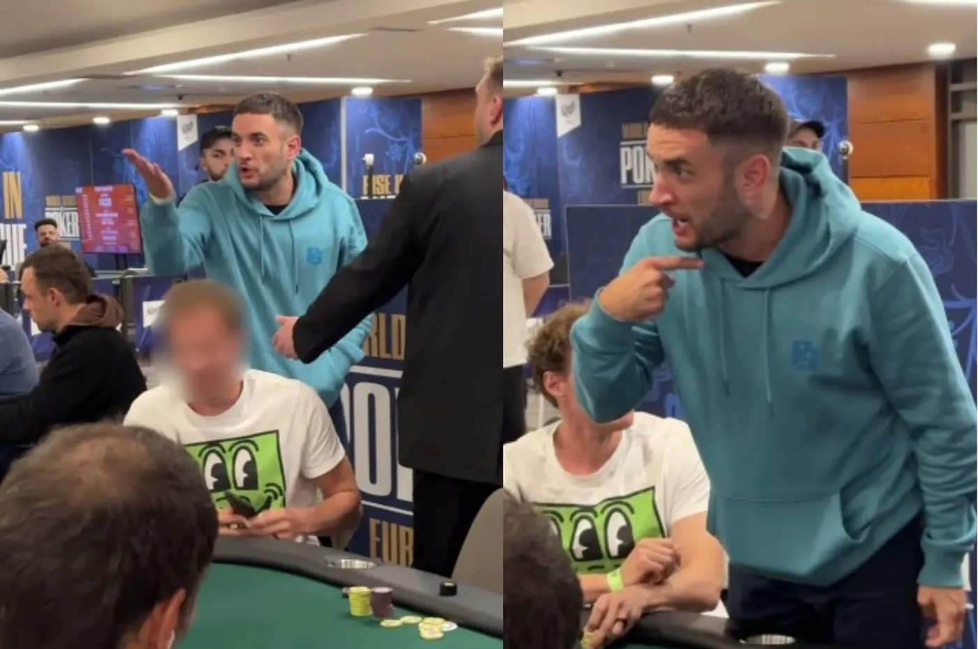 Lo perdió todo por no controlarse: Birger Larsen descalificado en el WSOP Europe