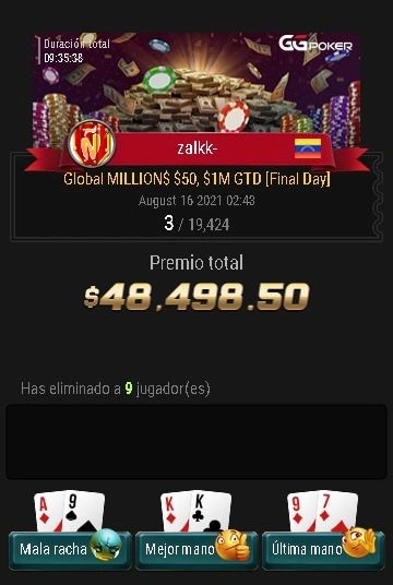 Fonseca alcanzó el podio entre una multitud en las WSOP online