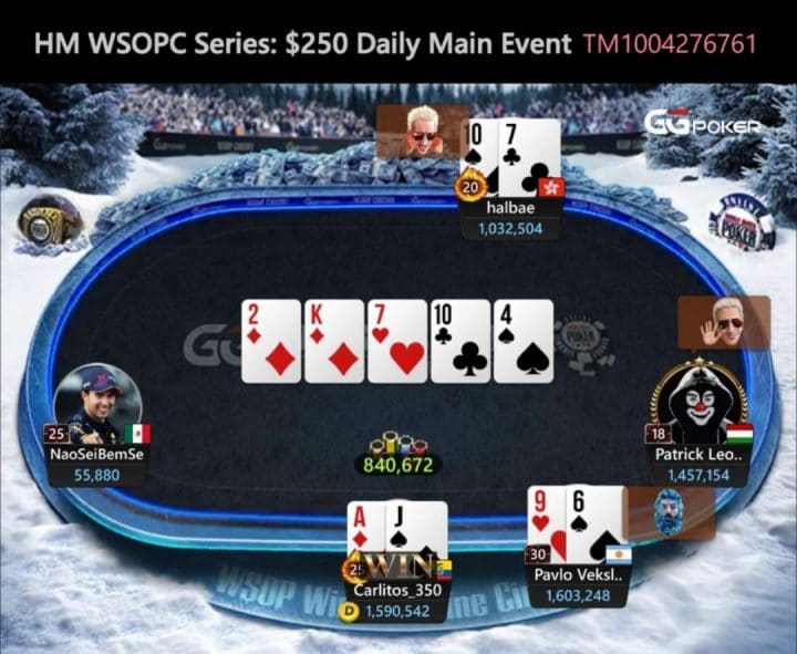 Camargo no se dejó pasar por inocente en el 0 Daily Main Event