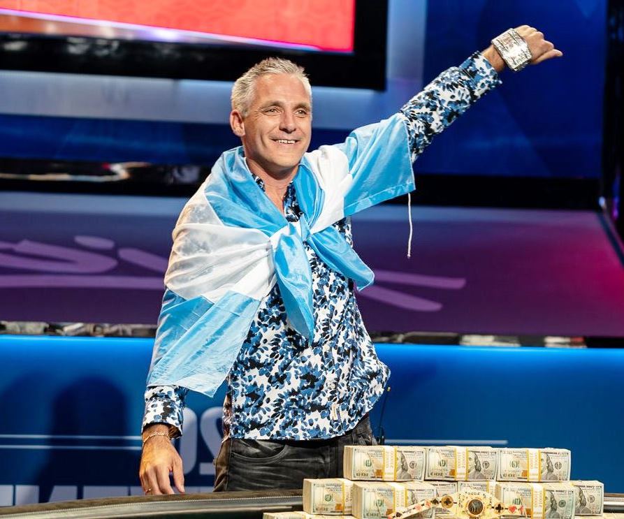 Barbero redondea un gran palmarés al darle a Argentina su cuarto brazalete en las WSOP