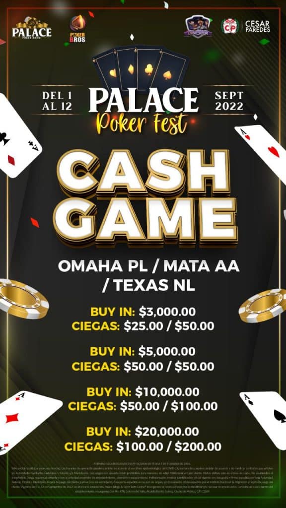 Un millonario trono espera conocer su dueño en el Poker Fest del Palace Casino