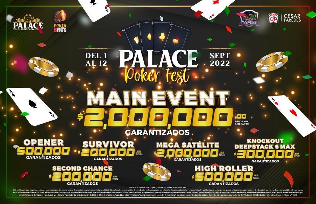 Un millonario trono espera conocer su dueño en el Poker Fest del Palace Casino