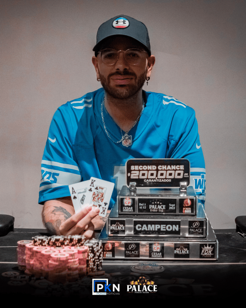 Estrada y Méndez brillaron en el cierre del Palace Poker Fest
