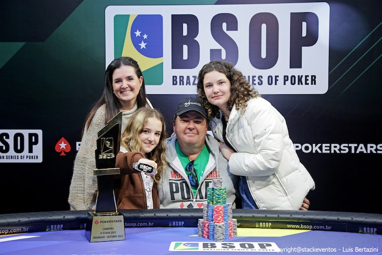 Feiber remontó en la definición y se llevó el Evento Principal de las BSOP Gramado