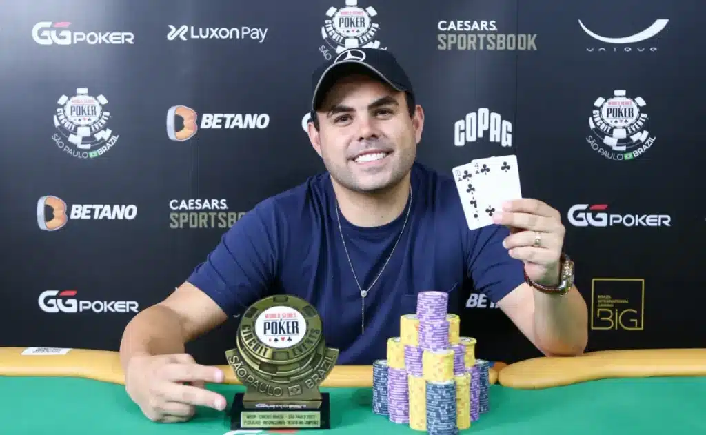 Gonçalves se impuso entre los ganadores de anillos y brazaletes en el inicio de las WSOP Brasil