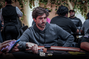 Sebastián Reynoso fue el chipleader del vuelo 1A del Opener en la Palace Poker Fest 2023