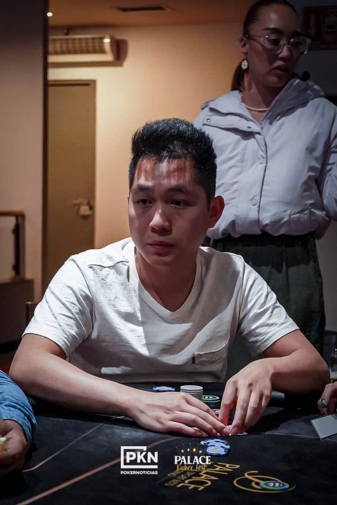 Alex Ortega y Jintao Tang fueron los chipleaders 1C y 1D del Opener en la Palace Poker Fest