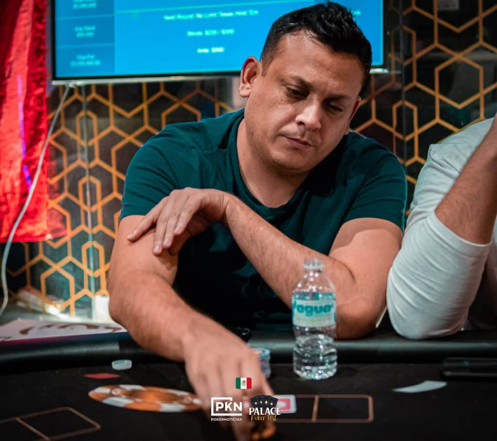 Roberto Borrego lideró en el Día 1D del Main Event de la Palace Poker Fest con 471.000