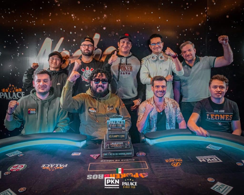 Kvaratskhelia campeón del Main Event en la Palace Poker Fest 2023 por MXN4.000