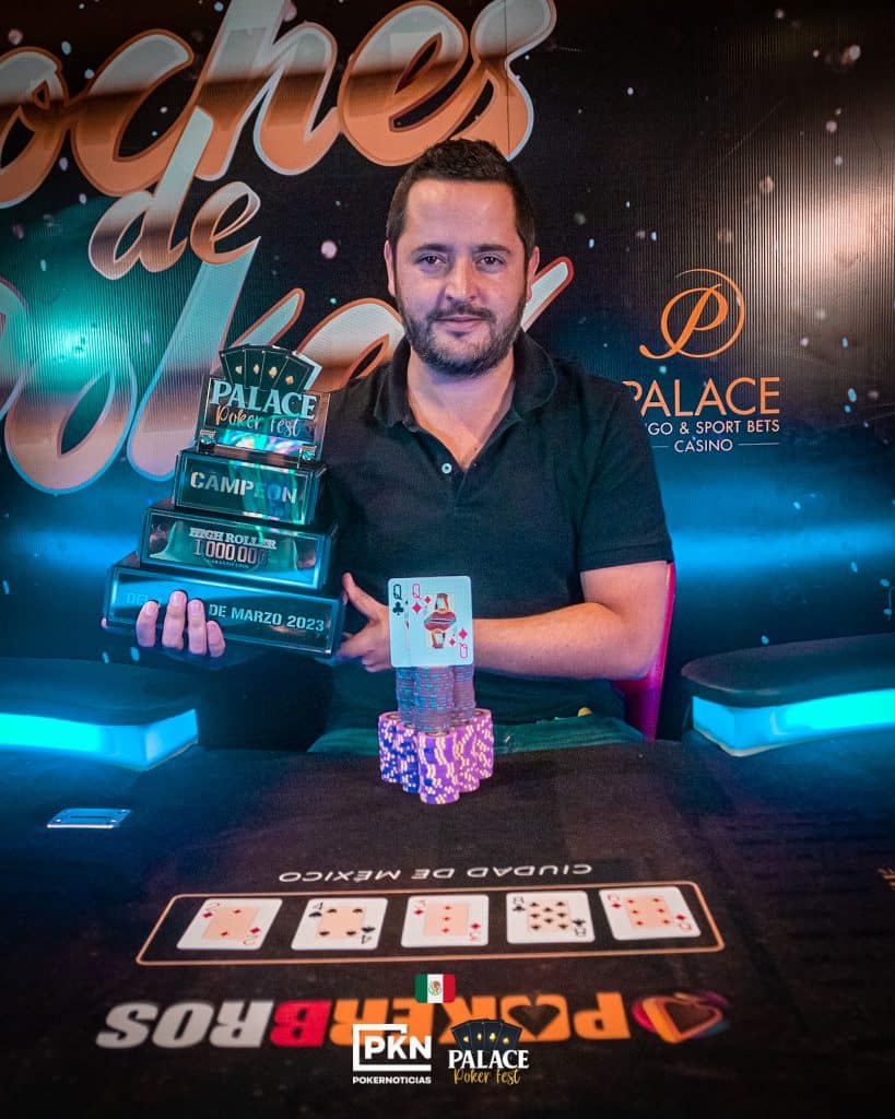 Nadal se quedó con el título del High Roller en la Palace Poker Fest y MXN7.700