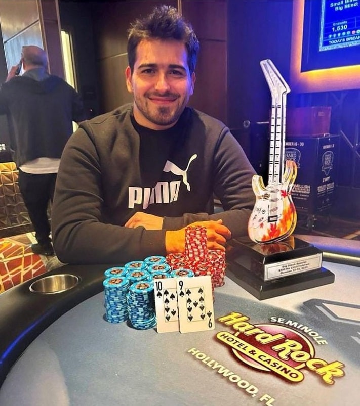 Feiber remontó en la definición y se llevó el Evento Principal de las BSOP Gramado