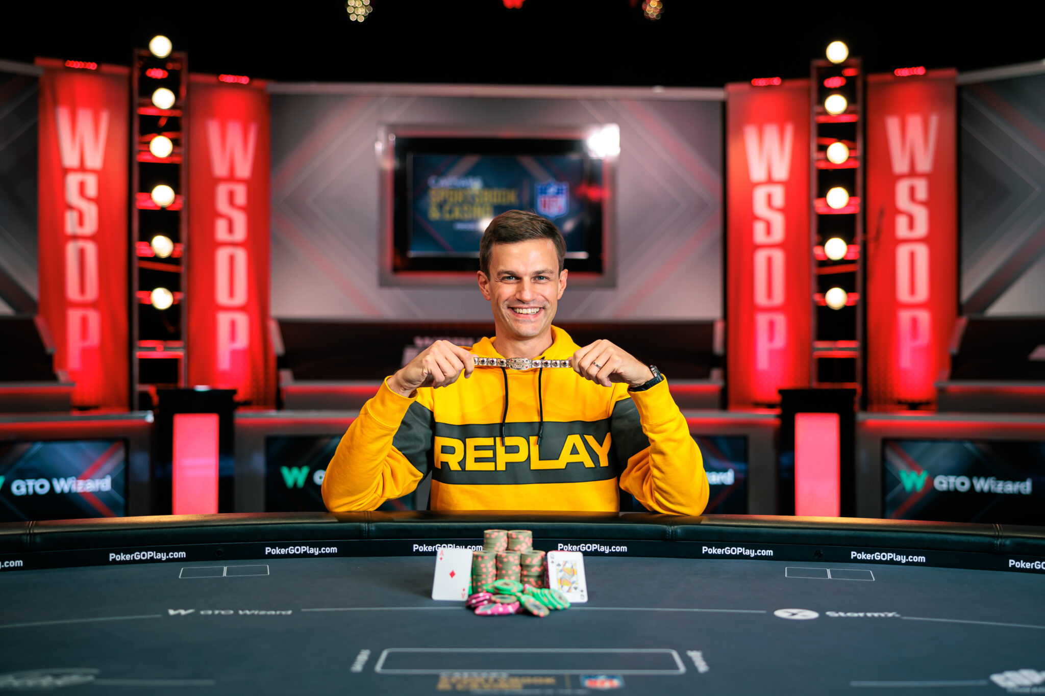 Vuilleumier logró su primer título en las WSOP y ya tiene un brazalete para llevar de regreso a Costa Rica