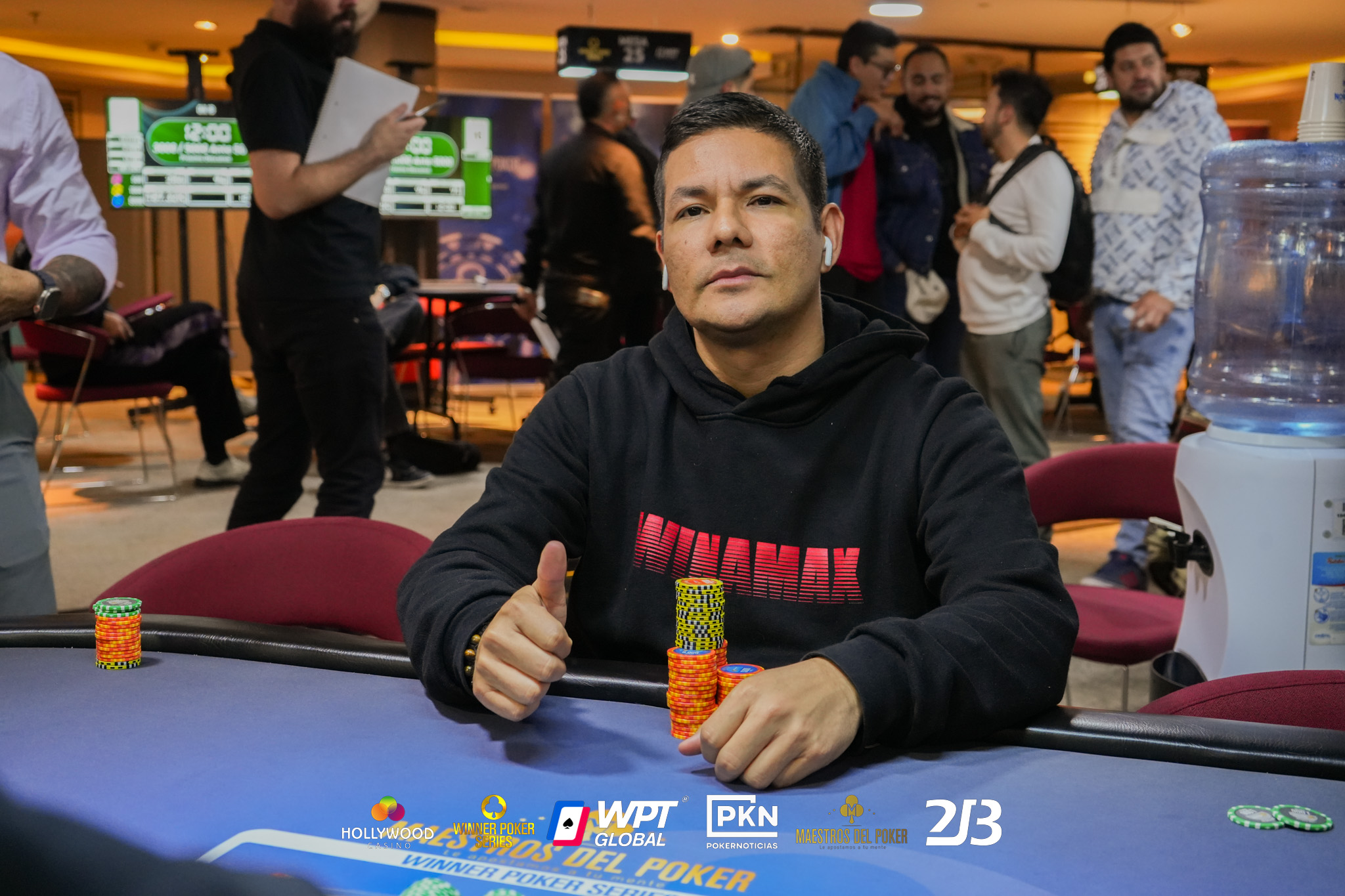 Andrés Betancur marca el paso en el Día 1B del Open del “Millón Histórico” de las WPS