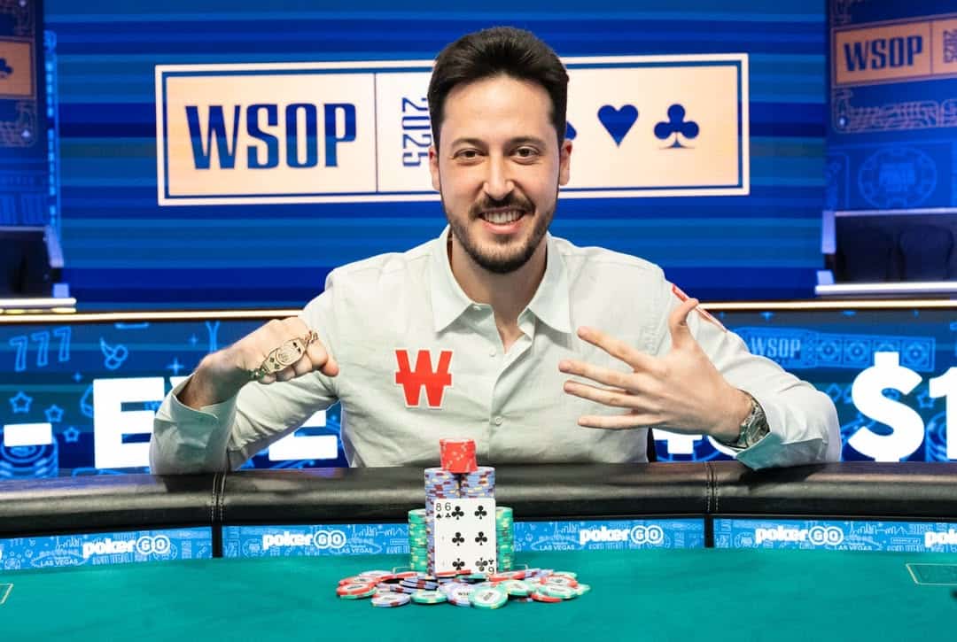 Adrián Mateos ganó su quinto brazalete WSOP en torneo High Roller online