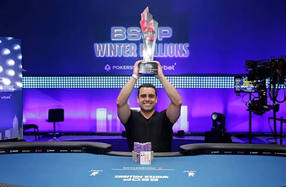 Anderson de Souza conquistó el Main Event del BSOP Winter Millions
