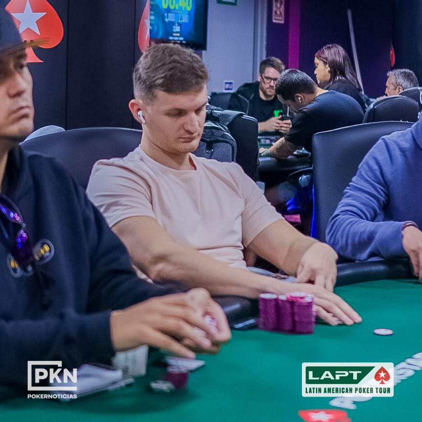 Andrei Popugaev comandará las acciones de cara al Día 3 del Main Event en LAPT México.
