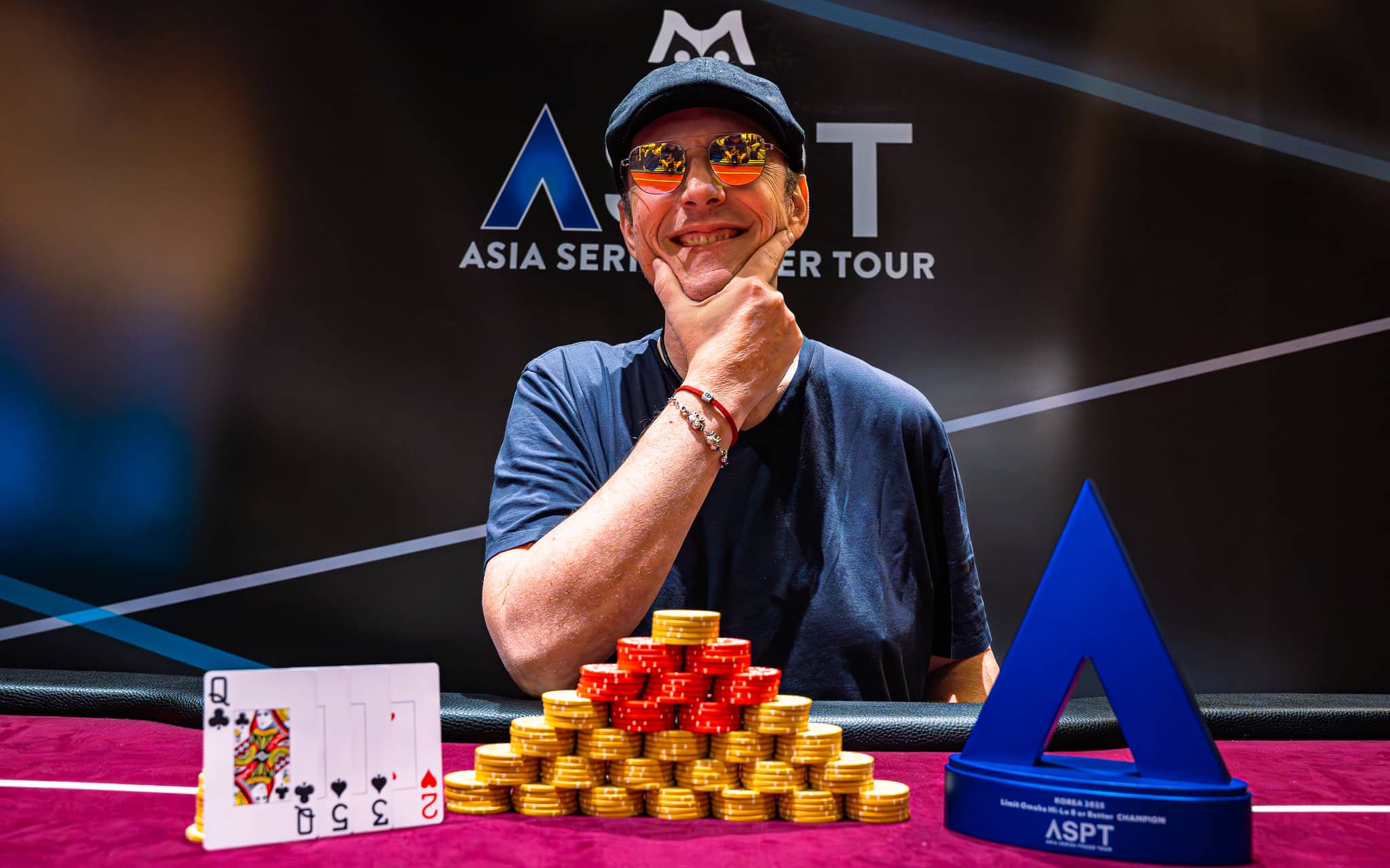 Andrés «Cacho» Korn brilló en Corea como el jugador de la serie ASPT