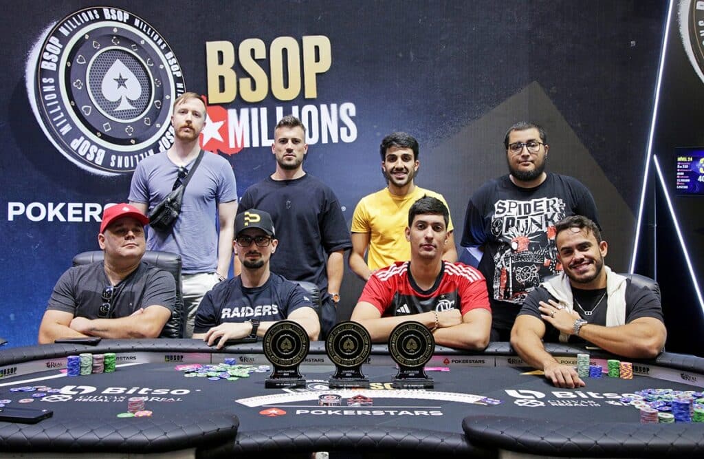 ¡Choka esos cinco, parcero! Núñez se lleva a Colombia el trofeo del torneo PLO5 PKO de las BSOP Millions