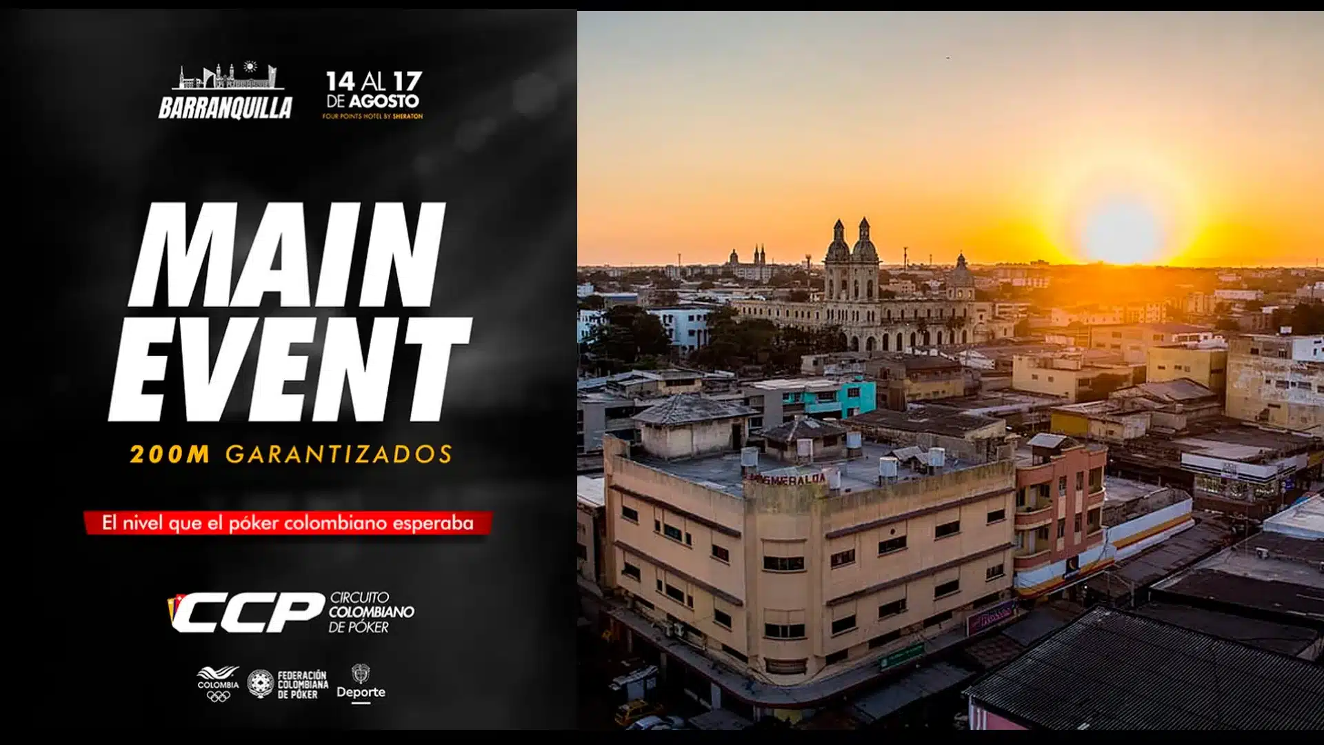 Llega el Circuito Colombiano de Póker a Barranquilla: del 14 al 17 de agosto