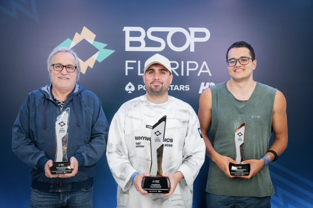 Carlos Serrano vuelve a rozar un título en Brasil: tercero en el Grand High Roller del BSOP Floripa por US.755