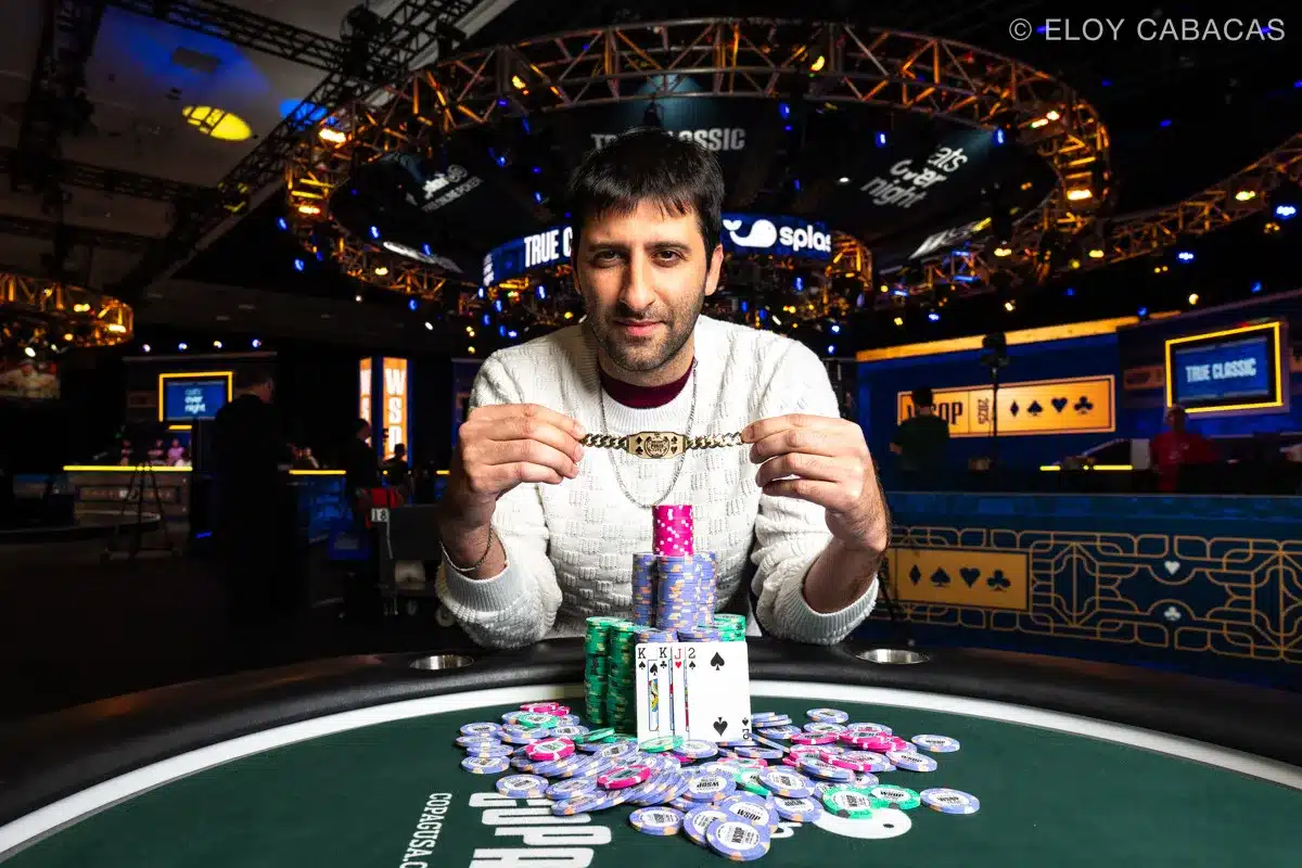 Carlos Leiva ganó su primer brazalete WSOP en modalidad PLO por US$237.852