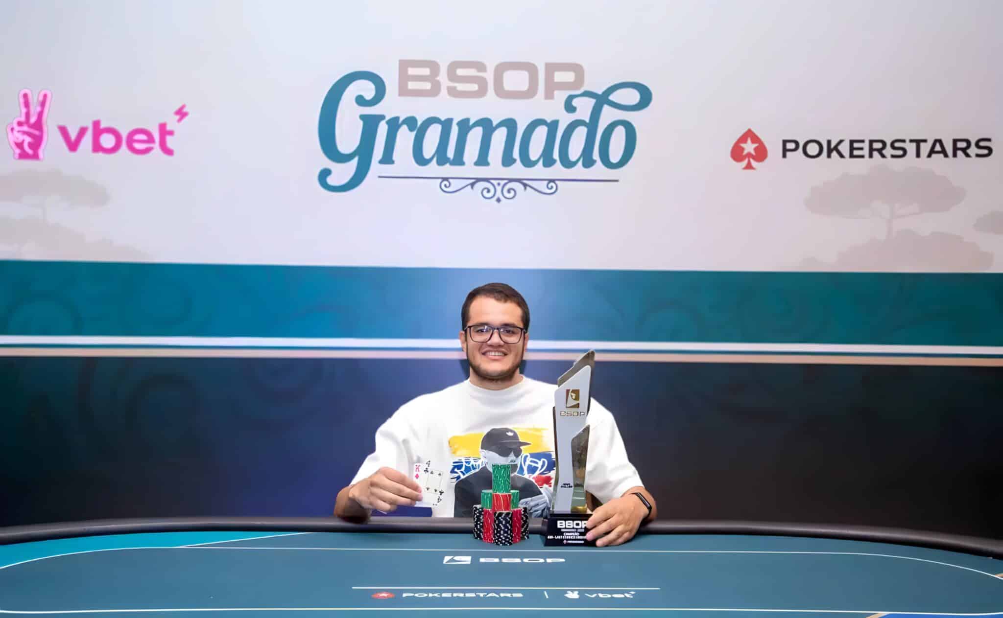 Carlos Serrano fue el campeón del Last Chance HR en BSOP Gramado