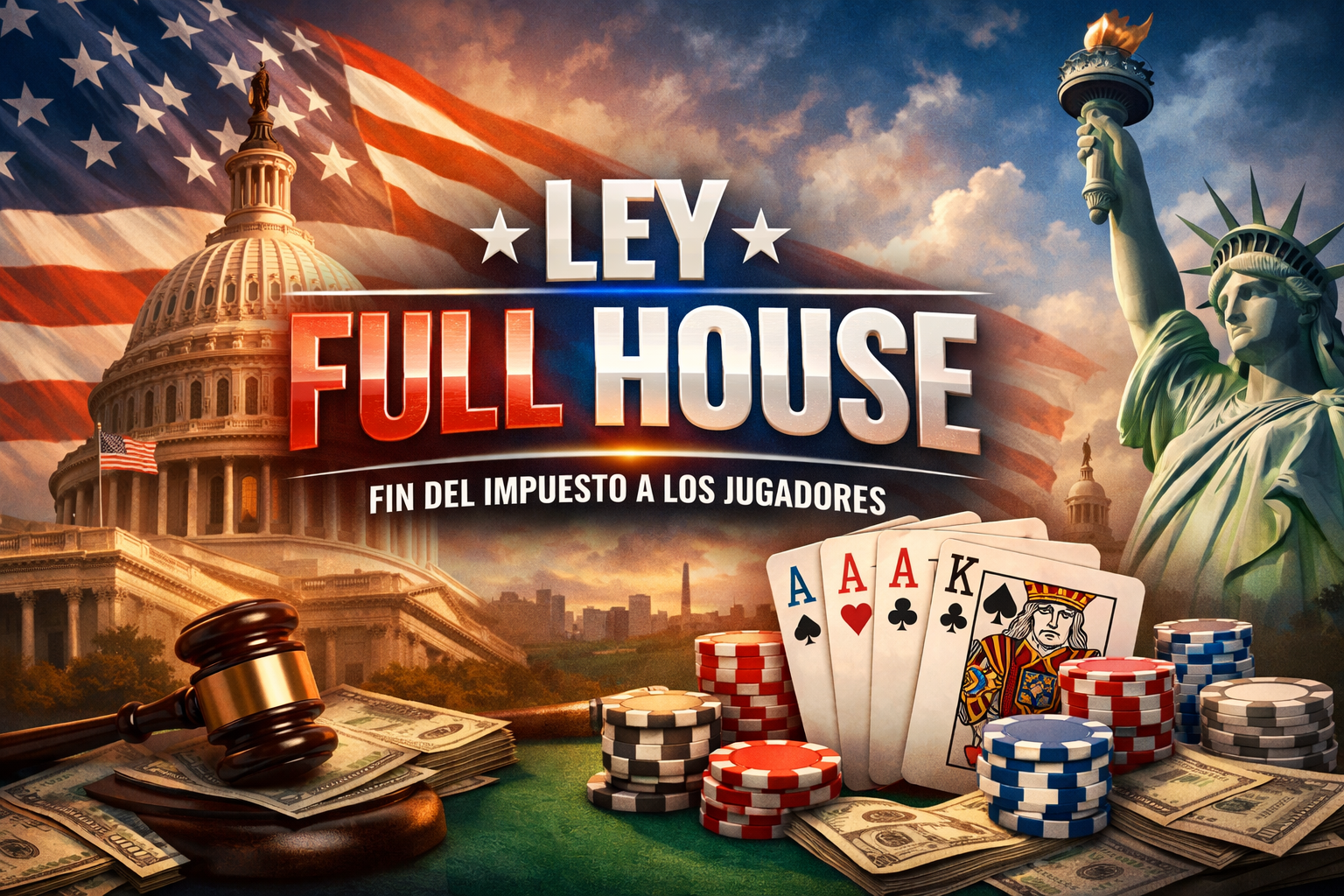 FULL HOUSE Act: la ley que protege a los jugadores de poker en EE. UU.
