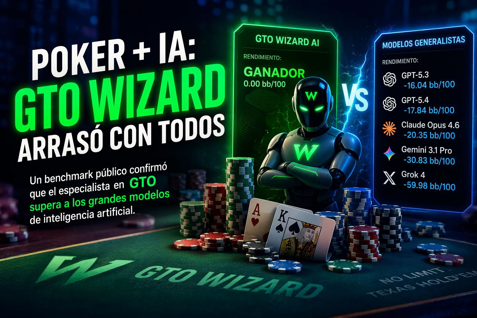 GTO Wizard lidera en el poker de la IA