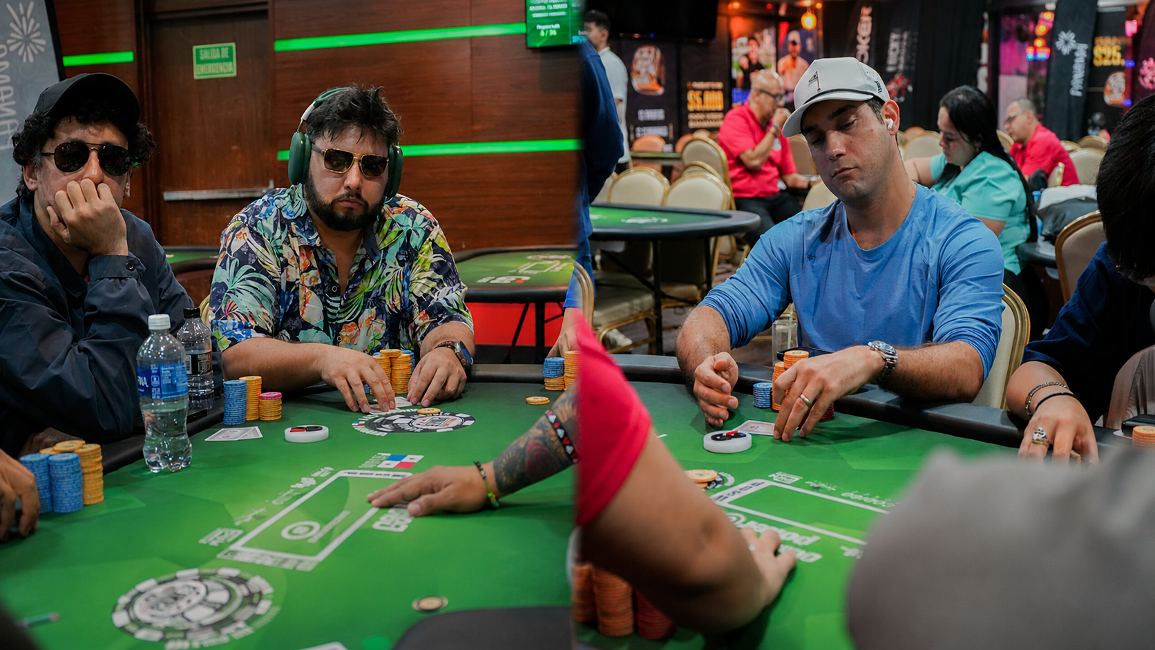 Levy y Torrazza lideran los últimos vuelos del Main Event de la WSOPC Panamá