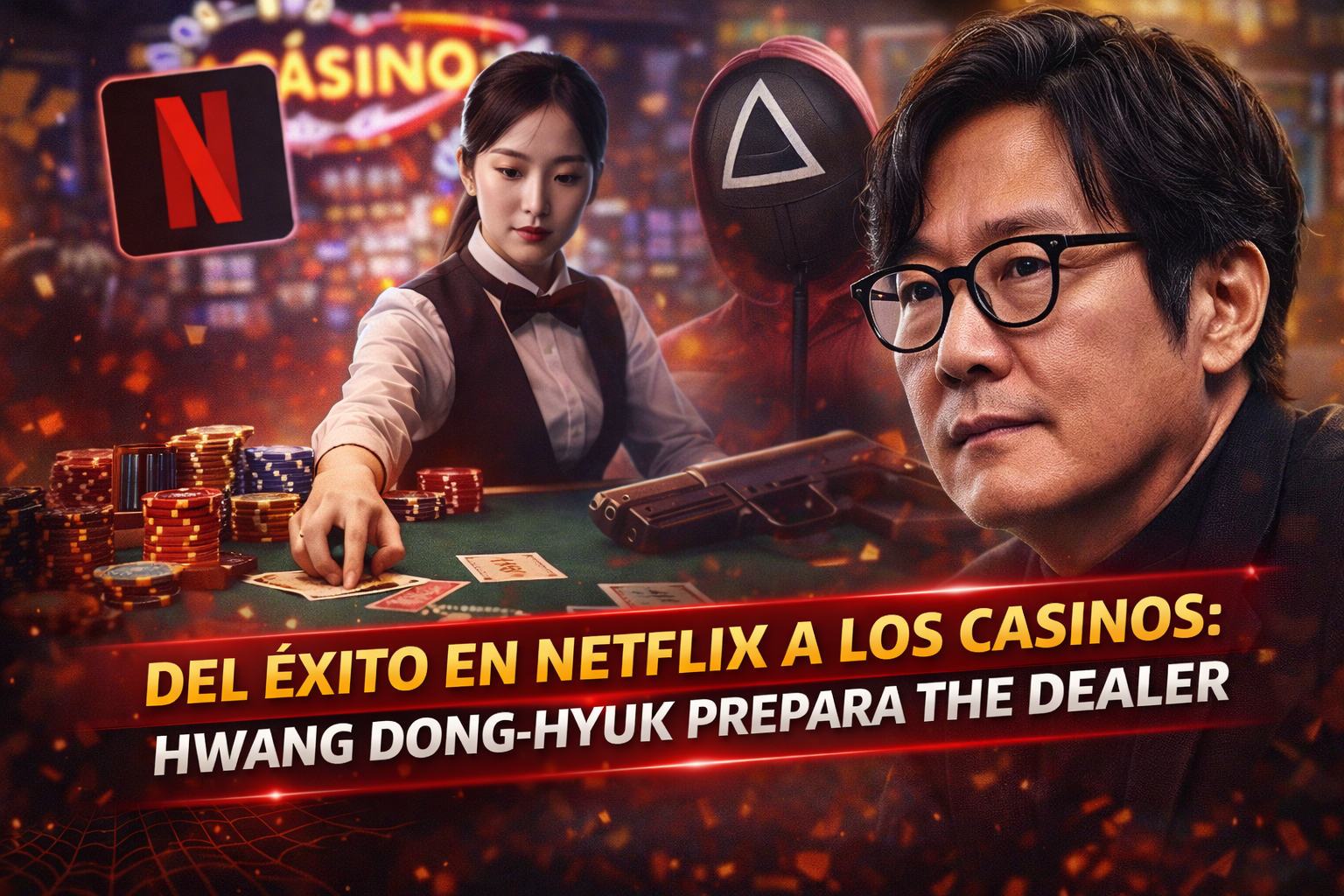 El creador de El juego del calamar apuesta por los casinos: The Dealer