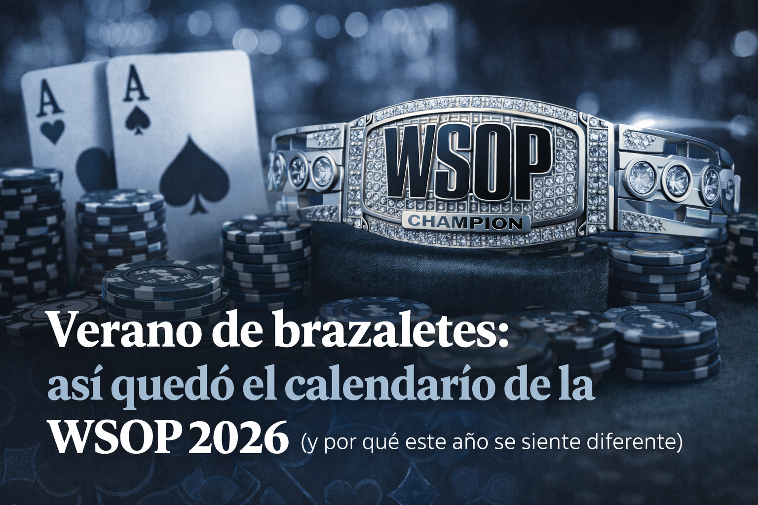Verano de brazaletes: así quedó el calendario de la WSOP 2026 (y por qué este año se siente diferente)
