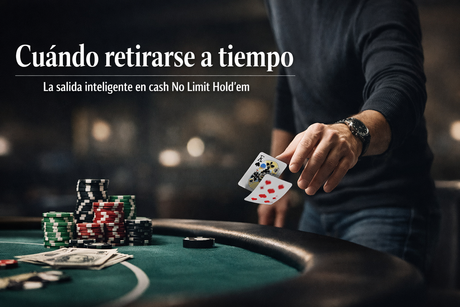 Cuándo pararse a tiempo: la salida inteligente en cash game