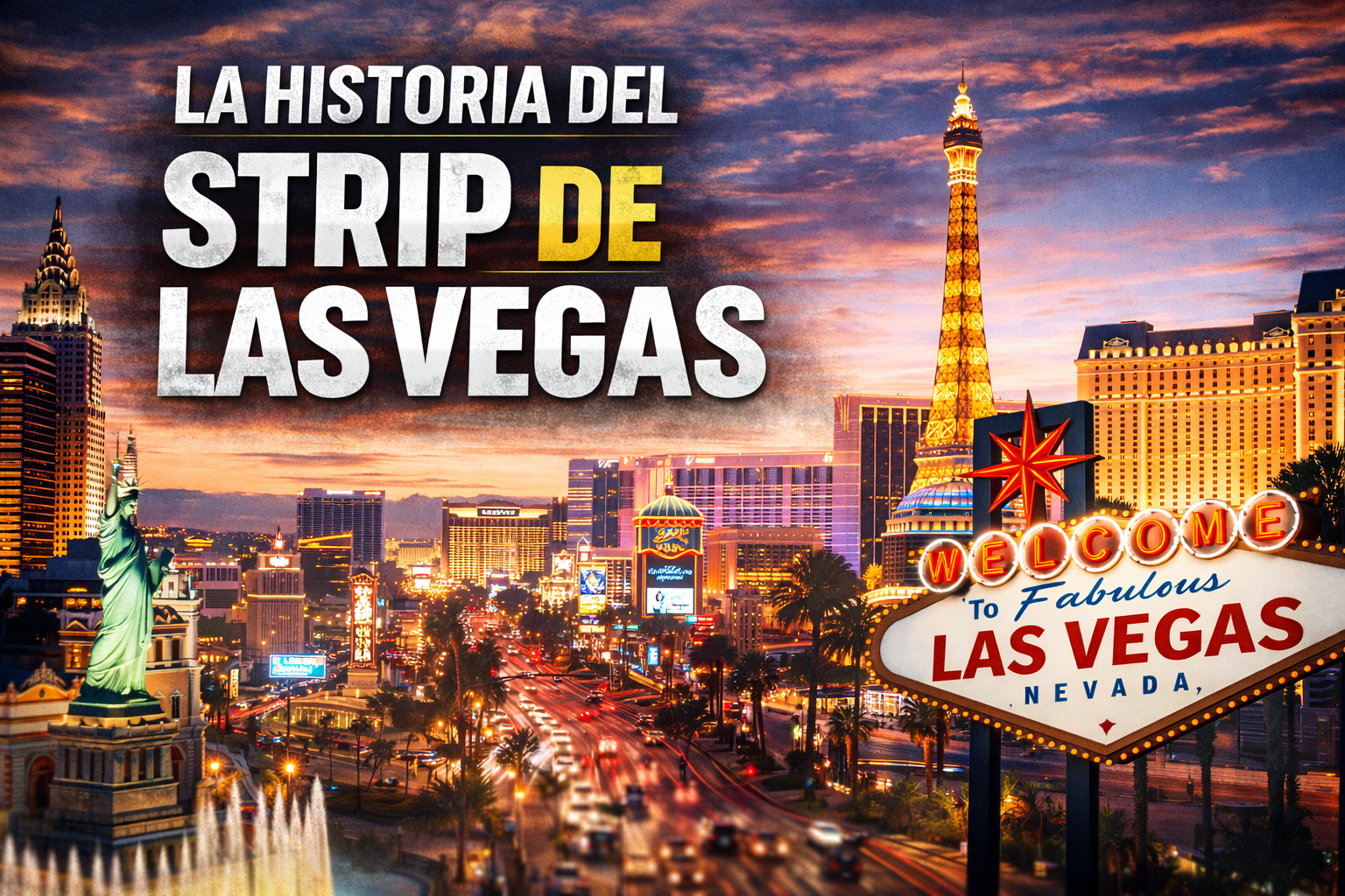 La historia del Strip de Las Vegas