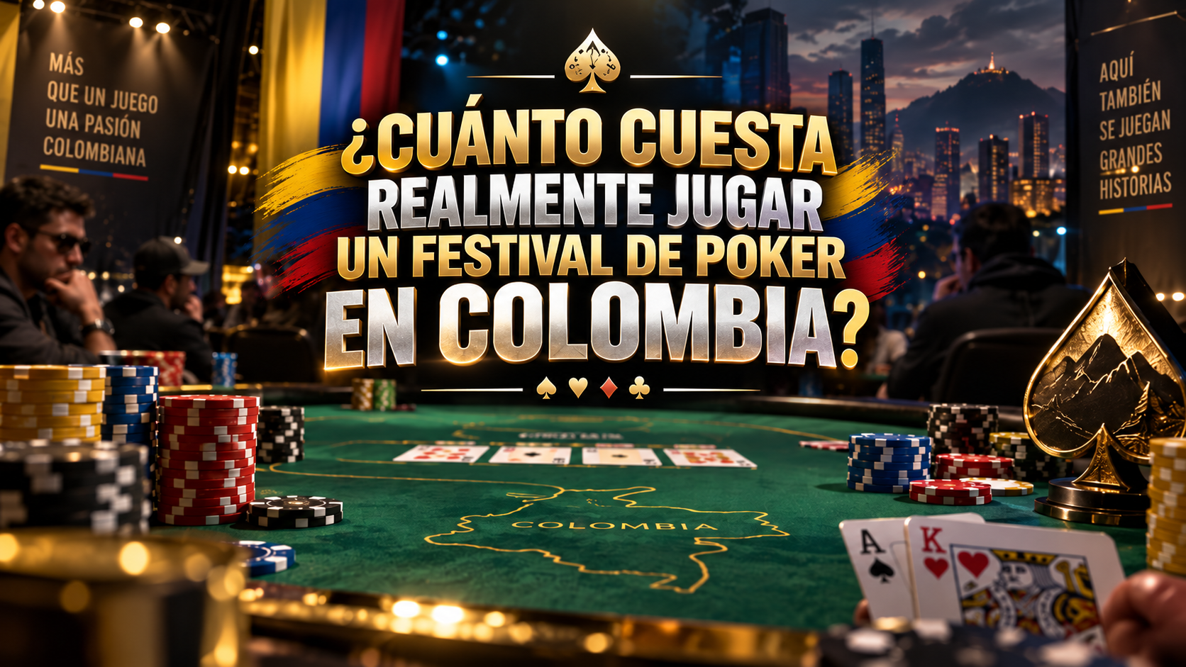 ¿Cuánto cuesta realmente jugar un festival de poker en Colombia?