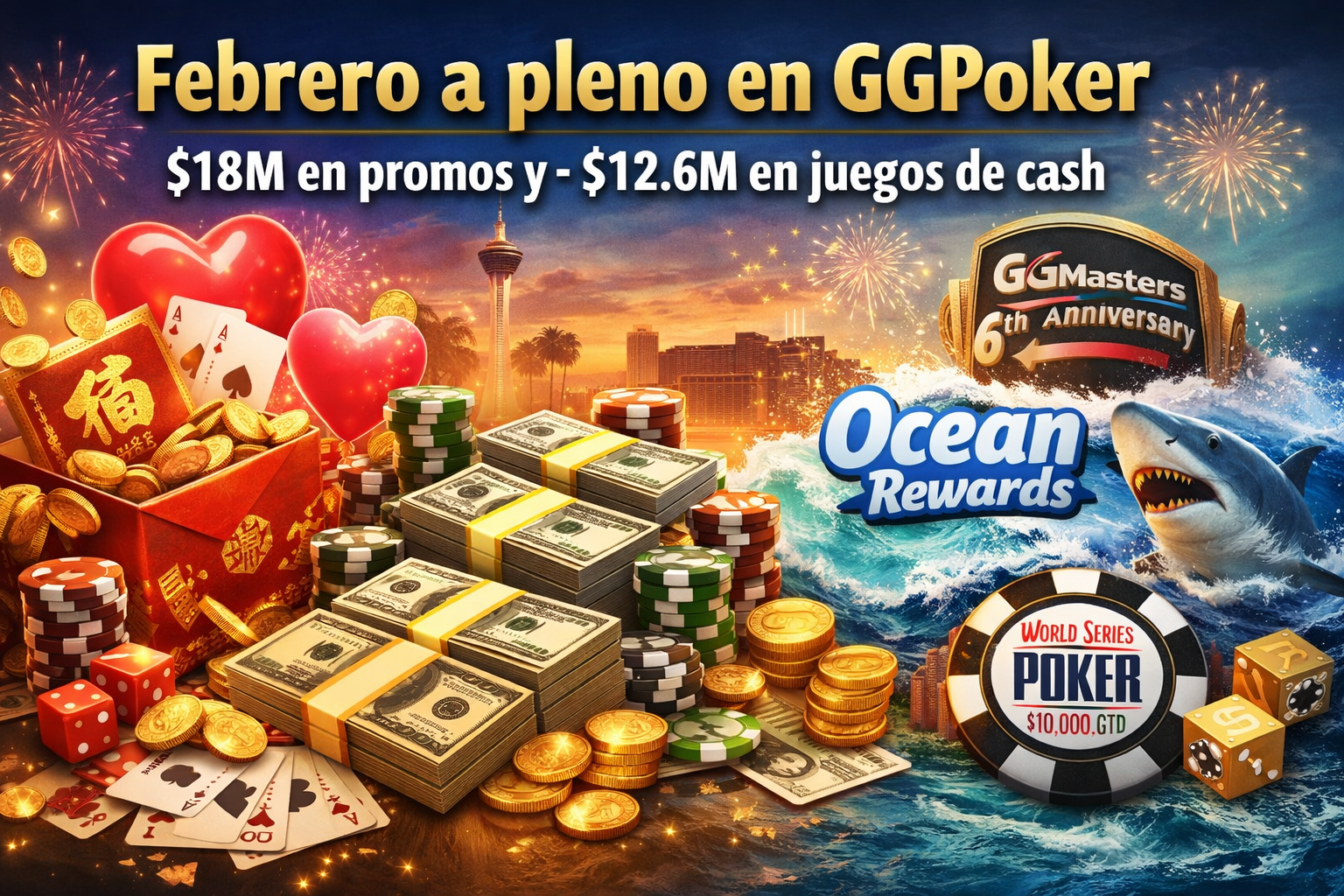 Febrero llega cargado de regalos en GGPoker