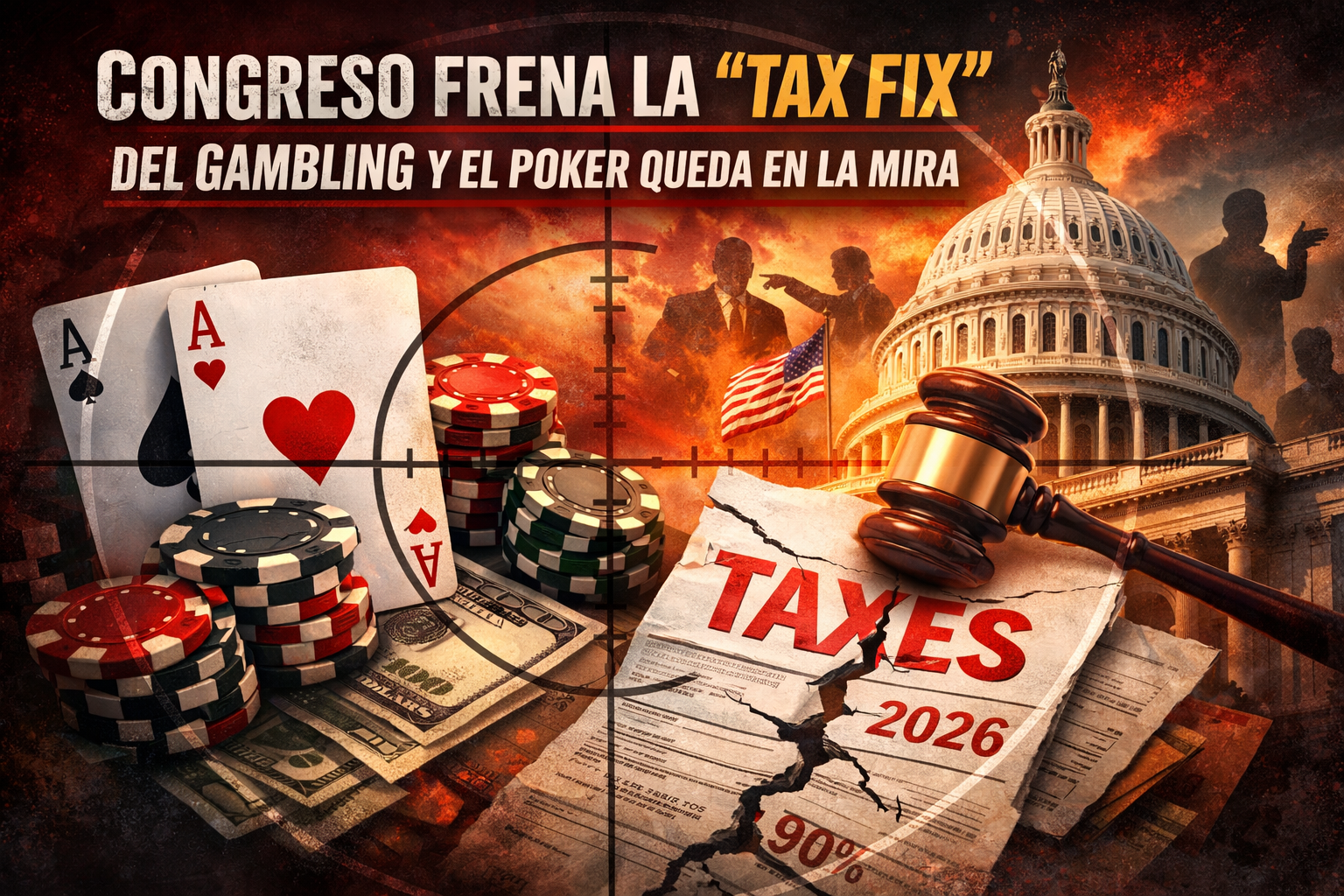 Poker, golpeado por impuestos