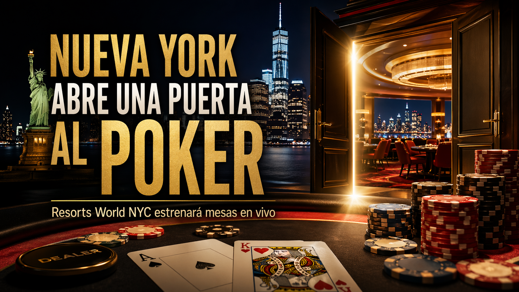 Nueva York abre una nueva puerta para el poker en vivo