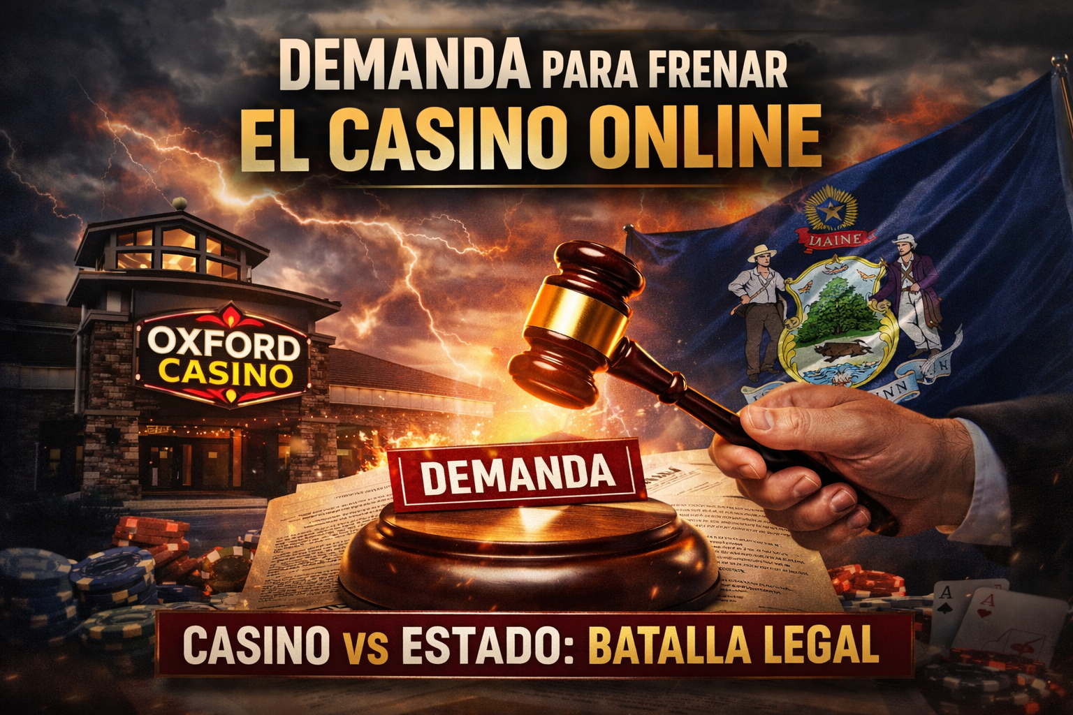 Demanda para frenar el poker online en Maine