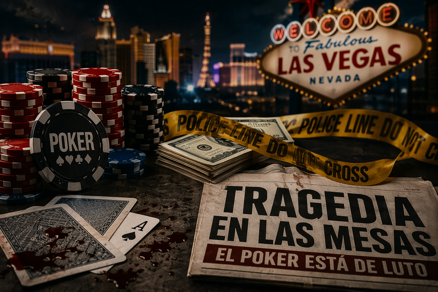 Tragedia en Las Vegas: Jugador de poker asesinado por su compañero