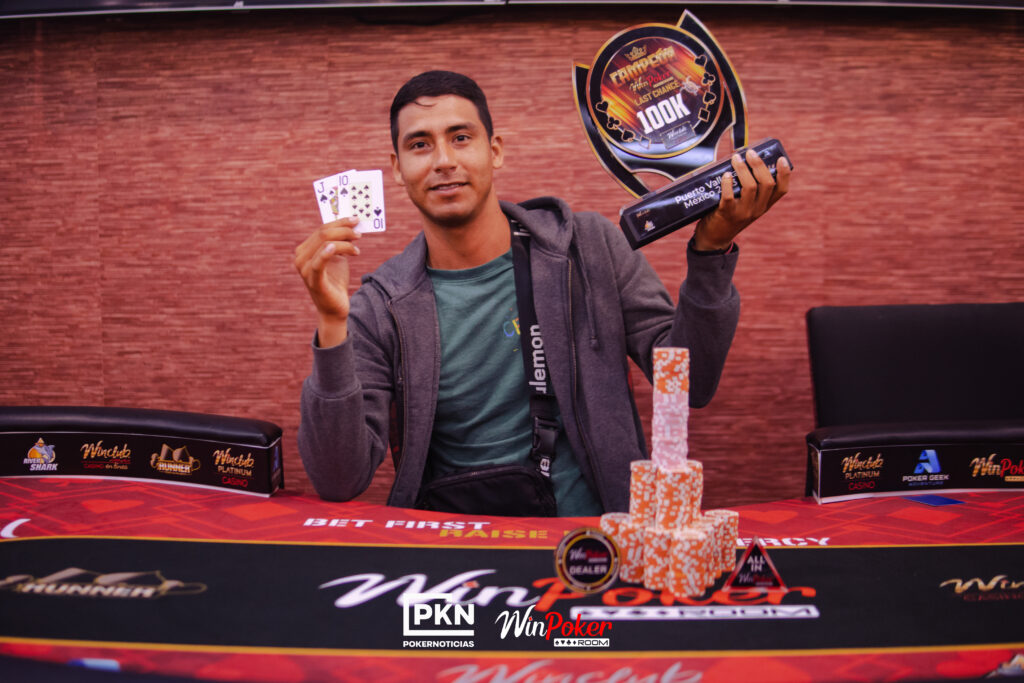 El campeonato del Main Event en Puerto Vallarta quedó en posesión de Julio Guillén.